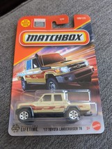 2025 Matchbox Car &#39;17 Toyota Land cruiser 78 - $14.26