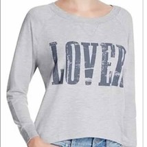 Haute Hippie raglan LOVER graphic sweatshirt size XS - $62.27