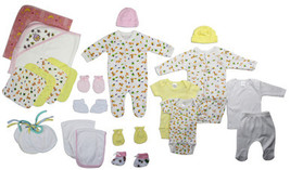 Newborn Baby Girl 23 Pc Baby Shower Gift Set - £51.77 GBP