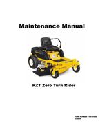 Cub Cadet - 2004 2005 Zero Turn RZT Series Service Maintenance Manual - $11.26 CAD