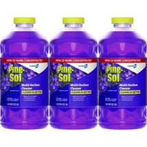 3 Pack Pine-Sol Lavender (2X Concentrated) 80 Ounce Multi All Purpose Cleaner - £44.61 GBP