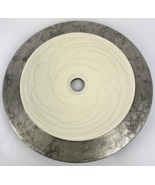 Round Tempered Glass Vessel Sink Metallic Silver Modern Decor Design OD ... - $1,816.06 MXN