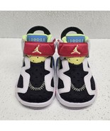 Nike Jordan 6 Retro Little Flex TD 2C Baby Shoes White Ghost Green Black... - $29.60