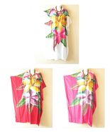 KG101 Floral Hand Painted Batwing VNeck Kaftan Dolman Women Abaya Dress ... - $29.90