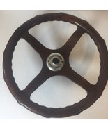 ANTIQUE 1921-23 FOX AUTOMOTIVE CORP PHILADELPHIA WOODEN STEERING WHEEL +... - $1,470.00