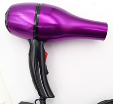 Wigo Europe Metal Blow Dryer WG5102PL Purple Salon Quality 2 Speed 6 Heats 1400w - £55.93 GBP