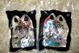 Disney Marvel Wakanda Forever McDonalds Happy Meal Toys #4 M&#39;Baku #10 Namora New - £6.18 GBP