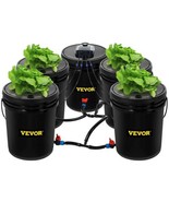 Hydroponics Deep Water Culture DWC Hydroponic System 5 Gallon 5 Buckets - £99.08 GBP