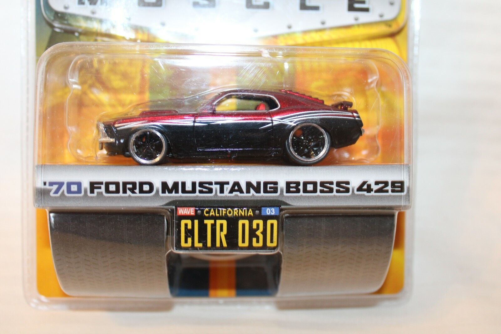 1/64 Scale Dub City Big Time Muscle, 1970 Ford Mustang Boss 429 Black Die Cast - £24.37 GBP