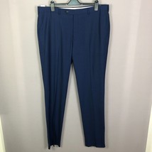 Brooks Brother Blue Regent Fit Wool Dress Pants Size 42W $698 - £59.31 GBP