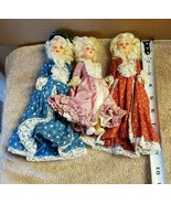 3 Vintage Colonial Victorian Dolls Sleepy Eye Dolls  - £11.90 GBP