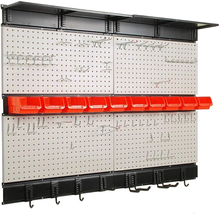Pegboard Wall Organizer, 48X 36 Inch for Garage Storage with Hooks - £191.97 GBP
