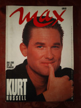 Rare MAX Italy Magazine Lugio 1989 Kurt Russell Virginia Madsen Rosanna Arquette - £23.87 GBP