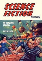 Science Fiction Quarterly: Citizens Flee UFO Attack - Art Print - £17.29 GBP+