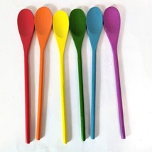 Rainbow Craft Wood Spoons for Activities - £12.78 GBP