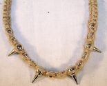 2 NEW SPIKED HEMP NECKLACES spike necklace JL320 mens pot marijuana nove... - $9.49