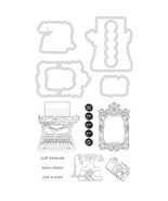 Decorative Dies And Stamp Set Hello - $801.64 MXN
