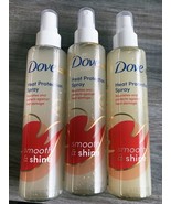 Dove Heat Protection Spray Smooth and Shine 3 Pack Nourishing - £29.95 GBP