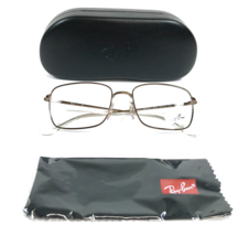 Ray-Ban Brille Rahmen RB6437 3038 Dunkelbraun Rechteckig Full Rim 53-18-145 - $130.03