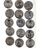 State Quarters - U S Coins Lot of 15 State Quarters - $12.30 CAD