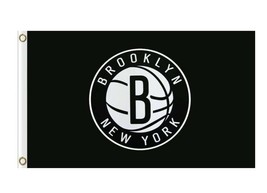 Brooklyn Nets Flag 3x5ft Banner Polyester Basketball nets005 - $15.99