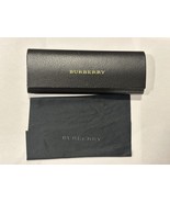 Burberry Black Leather Sunglasses Case With Cloth - $19.01 CAD