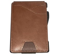 Typecase RFID Tactical Wallet Brown Leather w/ ID Window & Money Clip New Box image 7