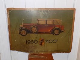 Vintage 1930 Nash Single Six Passenger Landaulette Dealer Cardboard Sign - $5,424.65 MXN
