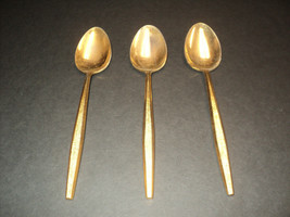 Three (3) Tablespoons GOLD-Plated Flatware Stanley Roberts TRIUMPH Made in Japan - £11.93 GBP