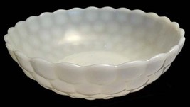 Fenton Hobnail Creamy White Milk Glass Fruit Bowl - £38.99 GBP