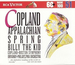 Copland: Billy the Kid / Appalachian Spring Cd - £10.38 GBP