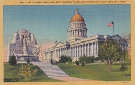 State Capitol Building Mormon Monument Salt Lake City Utah UT Postcard A20 - $2.99
