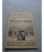 1934 Booklet Asher Sizemore and Little Jimmie&#39;s Songs - £14.76 GBP