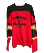 Chicago Blackhawks NHL CCM Pro Ok’d Jersey /Shirt Vintage Look Sewn Logo... - $29.13 CAD