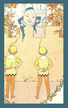 LE MAIR 1911 Antique POOR HUMPTY DUMPTY Rhyme Print - $28.99