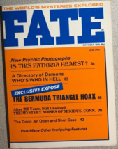FATE digest October 1975 UFOs ghosts psychics, Patricia Hearst? etc. - £11.84 GBP