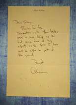 Alan Arkin Hand Written &amp; Signed Autograph Personal Letter COA - $125.00