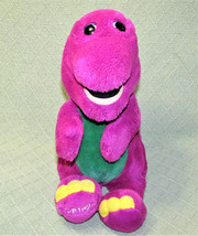 14&quot; Vintage Barney 1990s Purple Dinosaur Plush Lyons Backyard Gang Toy Korea - £8.49 GBP