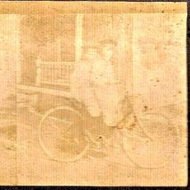 Vtg Stereoview Photo - Standard Series - Two Girls on a Bicycle - $7.87