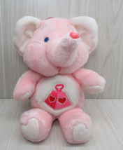 Vintage Kenner Care Bears Cousins Lotsa Heart Elephant Plush Stuffed Ani... - $15.58