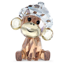 Authentic Swarovski Baby Animals Cheeky The Monkey Crystal Figurine - $79.48