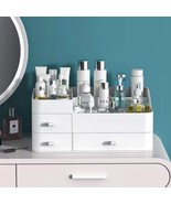 MIUOPUR Makeup Organizer for Vanity, Large Capacity Desk Organizer with ... - £34.97 GBP