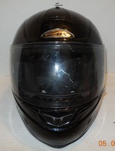 Zox Motorcycle Helmet Black Sz XS Snell DOT Approved - £56.94 GBP