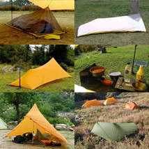 Ultralight Waterproof Rain Fly Tent Tarp 20D Two-Side Silicone Coated Ny... - £46.51 GBP