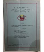 SU-ZU COURT No. 21 Stansbury Masonic Temple Washington DC (1925) 4-page ... - $13.56 CAD