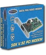 Dynex 56K V.92 PCI Internal Fax/ Voice/ Data Modem - $56.09