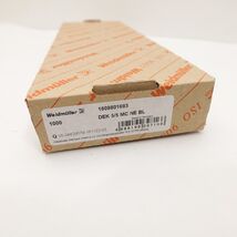 Weidmüller DEK 5/5 MC NE BL Terminal Markers 1609801693 – 1000 pcs – New... - $71.99