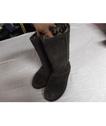 Melrose Ave Kids Girls Leather Upper Faux Fur Lining Boots SIZE 3 8348 - $28.11