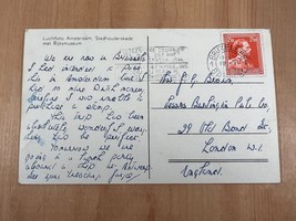 Vintage Postcard, Aerial View, Amsterdam, Netherlands, Canals, Rijksmuseum - £3.79 GBP