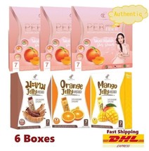 Set Per Peach Fiber 3 + Jelly Fiber 3 Flavor Dietary Supplement Weight C... - £108.63 GBP